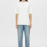 Camilla and Marc Bloom Embroidered Tee in Soft White