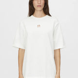 Camilla and Marc Bloom Embroidered Tee in Soft White