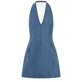 Camilla and Marc Cascadia Denim Mini Dress in Classic Blue
