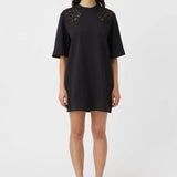 Camilla and Marc Caterina Applique Tee Dress in Black