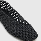 Camilla and Marc Christine Braided Flat in Black