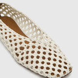 Camilla and Marc Christine Braided Flat in Ivory