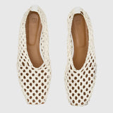 Camilla and Marc Christine Braided Flat in Ivory