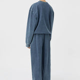 Camilla and Marc Dovell Crew in Indigo