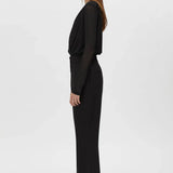 Camilla and Marc Ervina V Neck Bodysuit in Black
