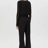 Camilla and Marc Ervina V Neck Bodysuit in Black