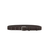 Camilla and Marc Landon Suede Belt in Chocolate