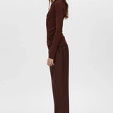 Camilla and Marc Mai Long Sleeve Top in Almadine