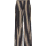 Camilla and Marc Novella Pant in Black and Bronze Stripe