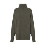Camilla and Marc Pascal Cashmere Blend Turtleneck in Army Green