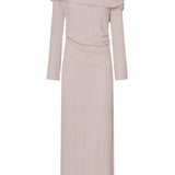 Camilla and Marc Shaw Off Shoulder Dress in Ice Pink