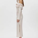 Camilla and Marc Shaw Off Shoulder Dress in Ice Pink