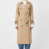 Camilla and Marc Evans Classic Trench Coat in Sand