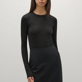 A Emery Charlie Top Metallic in Metallic Black
