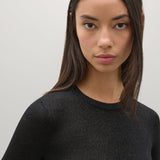 A Emery Charlie Top Metallic in Metallic Black