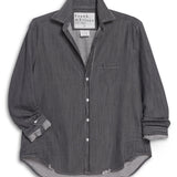 Frank and Eileen Relaxed Shirt in Washed Black Denim