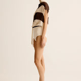 Esse Studios Mono Stripe Bodysuit in Java Stripe