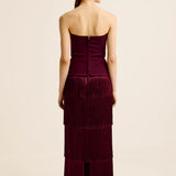Esse Studios Illi Strapless Top in Shiraz