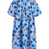 Essentiel Antwerp Hamille Dress in Denim Blue