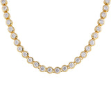 Fairley Bezel Set Tennis Necklace