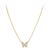 Fairley Butterfly Pave Necklace
