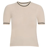 Frame The Cashmere Gathered Sweater in Cream