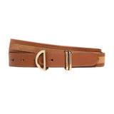 Frame The Crescent Belt in Camel Multi