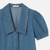 Frame The Sailor Dress in Starlet