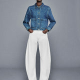 Frame The Patch Pocket Jacket in Noble
