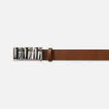 Frame The Sculptural Belt in Cognac