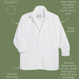 Frank and Eileen Oona Shirt in White Superluxe