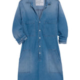 Frank and Eileen Southern Playsuit in Light Wash