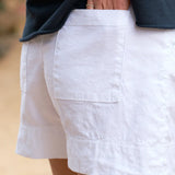 Frank and Eileen Waterford Linen Short in White