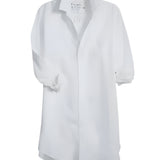 Frank and Eileen Mary Classic Shirtdress in White Linen