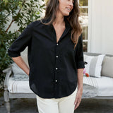 Frank and Eileen Eileen Relaxed Shirt in Black