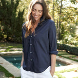 Frank and Eileen Eileen Relaxed Shirt in Navy