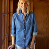 Frank and Eileen Eileen Relaxed Shirt in Vintage Stonewashed Indigo