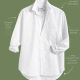 Frank and Eileen Eileen Relaxed Shirt in White Linen