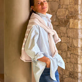 Frank and Eileen Shirley Shirt in Blue Stripe