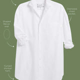 Frank and Eileen Shirley Oversized Shirt in White