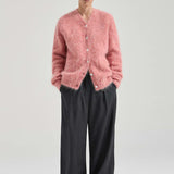 Friends With Frank Emme Cardigan in Pink