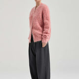 Friends With Frank Emme Cardigan in Pink