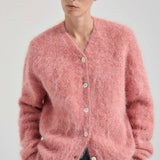 Friends With Frank Emme Cardigan in Pink