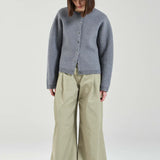 Friends With Frank Louise Cardigan in Grey Marle