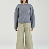 Friends With Frank Louise Cardigan in Grey Marle