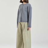 Friends With Frank Louise Cardigan in Grey Marle