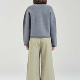 Friends With Frank Louise Cardigan in Grey Marle