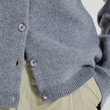 Friends With Frank Louise Cardigan in Grey Marle