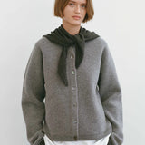 Friends With Frank Louise Cardigan in Grey Marle