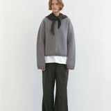 Friends With Frank Louise Cardigan in Grey Marle
